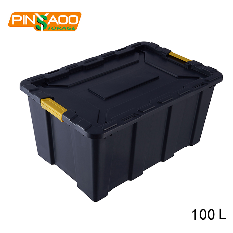 100l Eco Friendly Garage Use Outdoor Plastic Storage Box